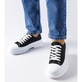 Sneakers nere con suola sportiva Bettole nero 1
