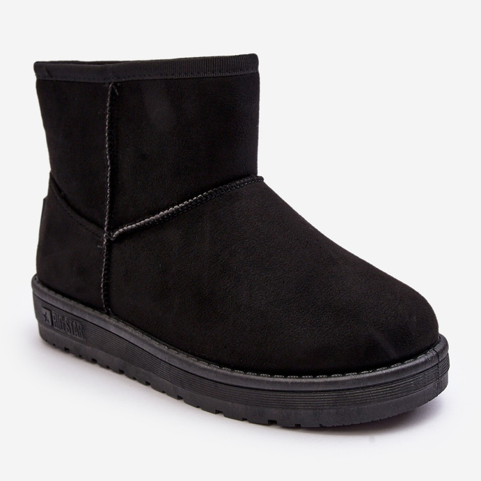 Stivali da neve da donna foderati in pelliccia neri Big Star MM274158 nero 1