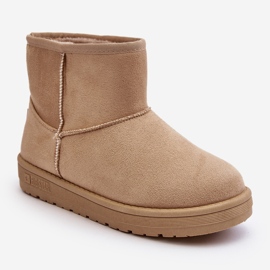 Doposci da Donna Foderati in Pelliccia Beige Big Star MM274160 1