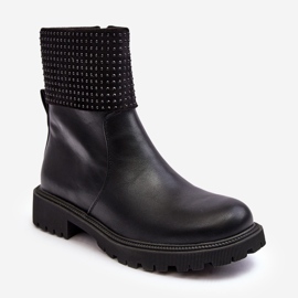 WJ2 Stivali Bassi Da Donna Con Decorazione, Zanidite Nera nero 1