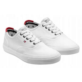 Tommy Hilfiger Core Oxford Twill Sneaker M FM0FM02670 scarpe bianca 1