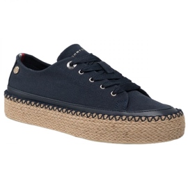 Scarpe Tommy Hilfiger Rope Vulc Sneaker W FW0FW06461 blu 1
