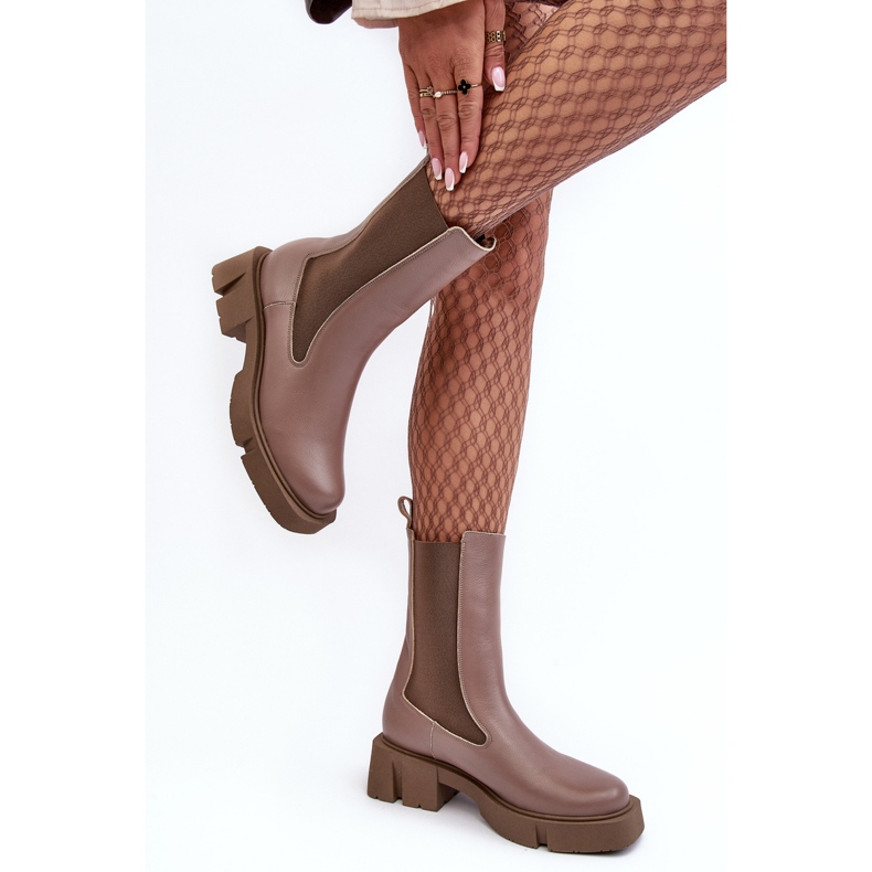 Stivaletti Chelsea da Donna 2693/230 Laura Messi Marrone 1