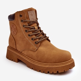 PE1 Stivali isolanti in pelle Camel Felizia marrone 1
