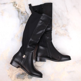 Stivali da donna con elastico in gomma, isolanti neri Filippo DKZ4821 nero 1