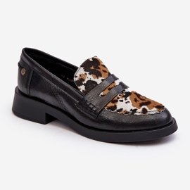 Scarpe in pelle Mocassini da donna Maciejka 06250-01 Nero 1