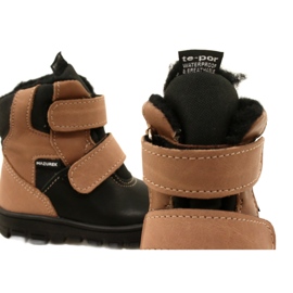 Doposci impermeabili TE-POR Mazurek 1351 nero e beige 6