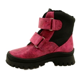 Stivali da neve in pelle femminile stivali impermeabili te-por mazurek 1351 rosa 2