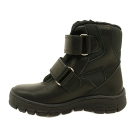 Stivali da neve in pelle per bambini Stivali impermeabili Te-Por Mazurek 1351 Nero 2