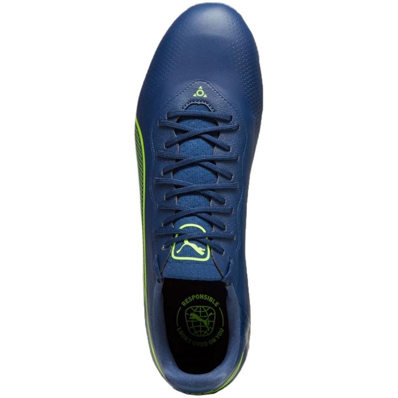 Scarpe da calcio Puma King Pro FG/AG 107566 02 blu 1