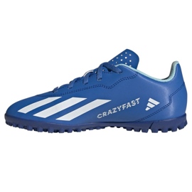 Scarpe da calcio adidas X Crazyfast.4 Tf Jr IE4067 blu 1