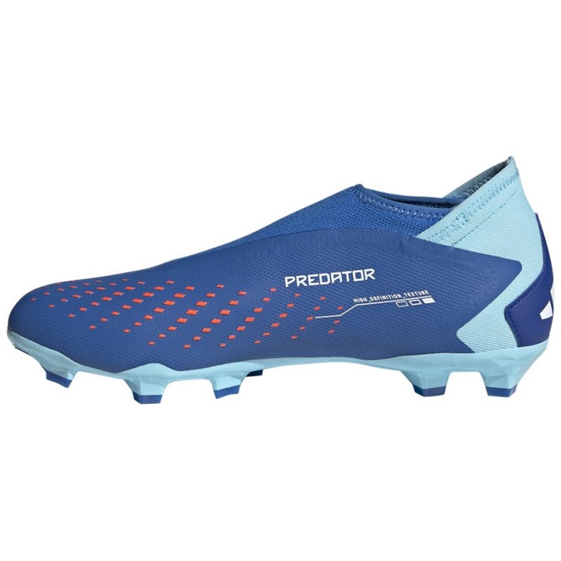 Scarpe da calcio Adidas Predator Accuracy.3 Ll Fg GZ0019 blu 1