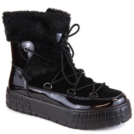 Filippo W PAW475A stivali con plateau in pelle isolante, neri nero 1