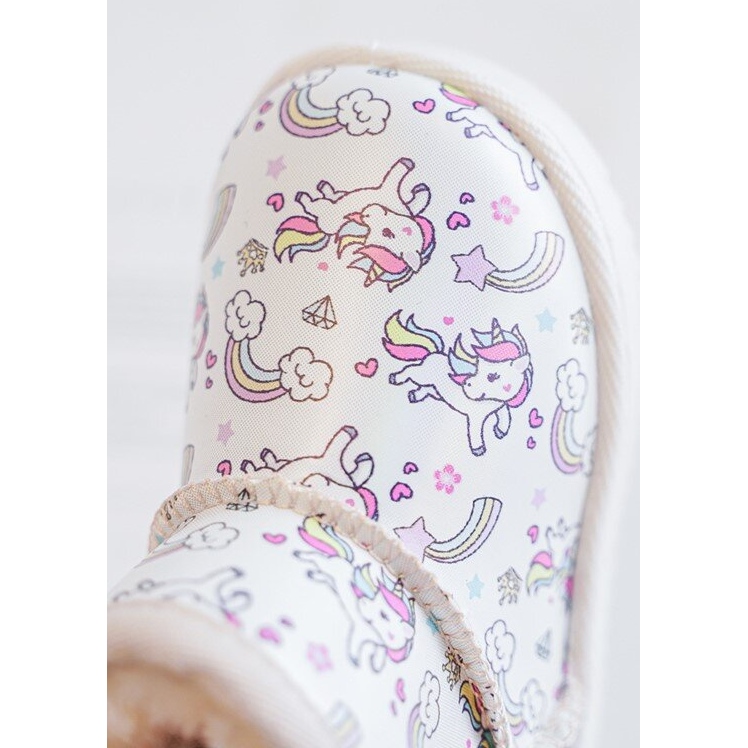 Stivali da neve fantasia per bambini Elenet beige 1