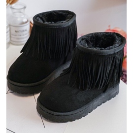 Doposci isolanti per bambini con frange decorative, Nero Nimia 1