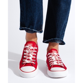 Sneakers da donna Big Star KK274104 rosso 1