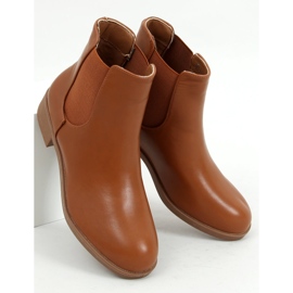 Stivaletti Chelsea da donna classici Modena Camel marrone 1