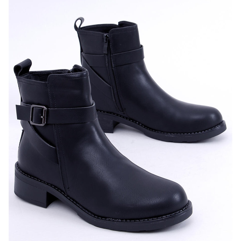 Stivaletti Chelsea da donna in tinta unita Rubio Black nero 1