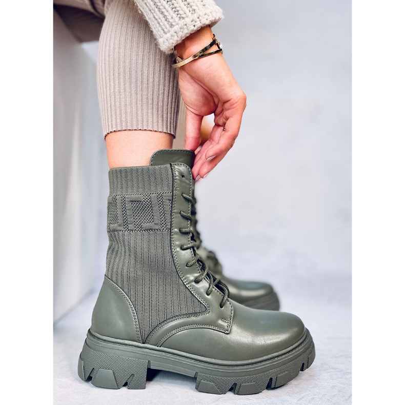 Lavoratori con tomaia flessibile Calling Green verde 1