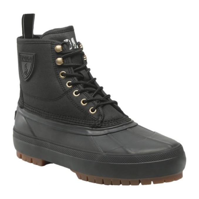 Polo Ralph Lauren Claus Laceup 80 scarpe 812880474001 nero 1