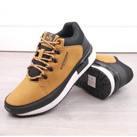 Scarpe da uomo in pelle, sneakers gialle Cruiser Bustagrip giallo 1