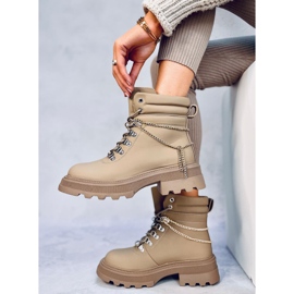 Stivali da cacciatore di albicocca Hudson beige 1