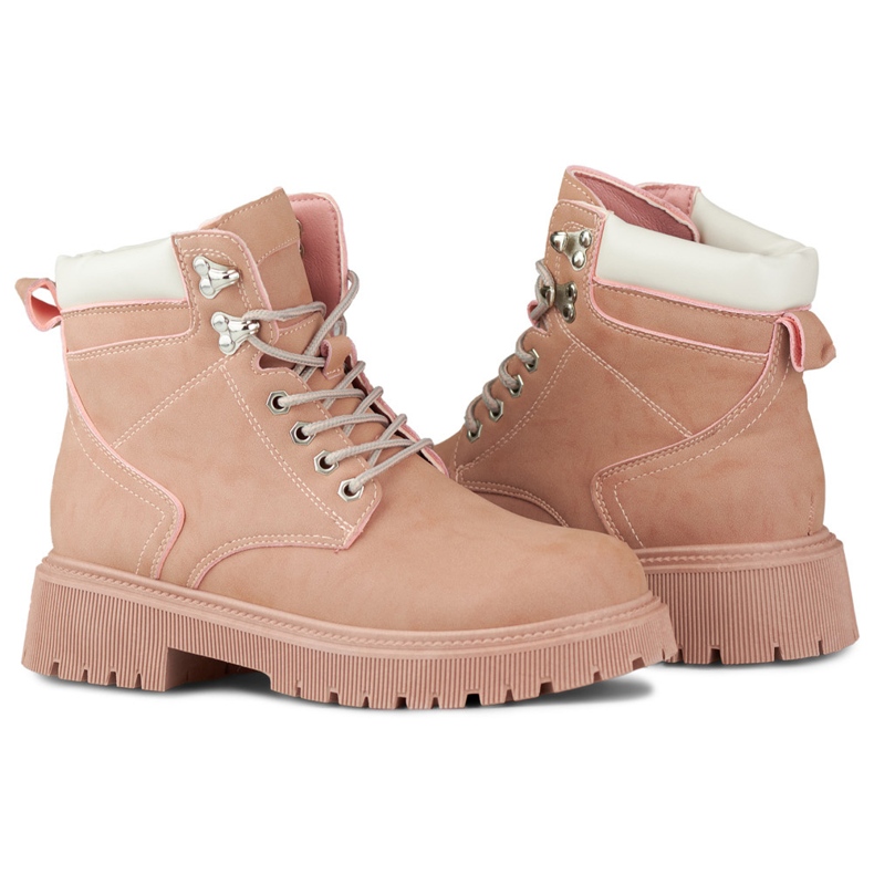 Stivali classici da donna in rosa 1