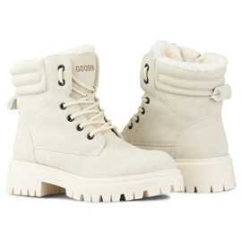 Scarponi da trekking da donna isolanti beige 1