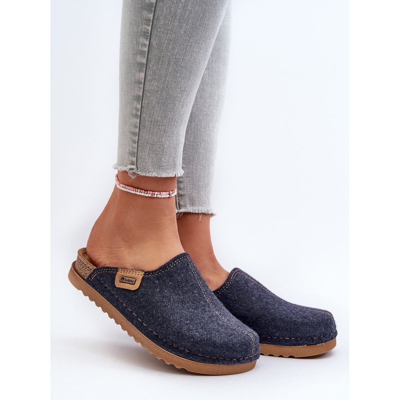 Scarpe da casa da donna Inblu DJ000010 Pantofole Blu navy 1
