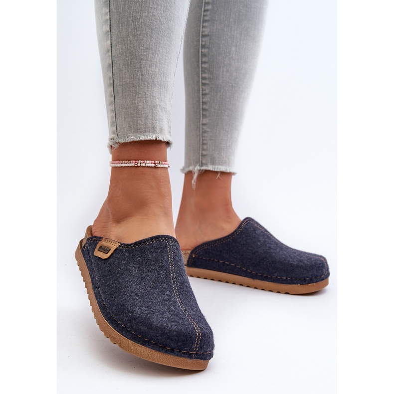 Scarpe da casa da donna Inblu DJ000010 Pantofole Blu navy 2