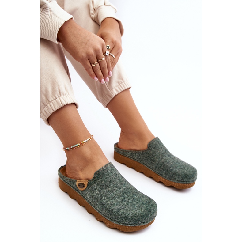 Home Scarpe Pantofole preventive da donna Inblu DK000011 Verde 1