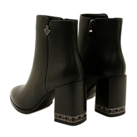 Stivali isolati neri da donna con filippo DBT4842/23 BK nero 8