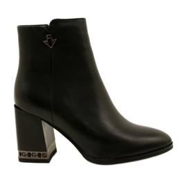 Stivali isolati neri da donna con filippo DBT4842/23 BK nero 4