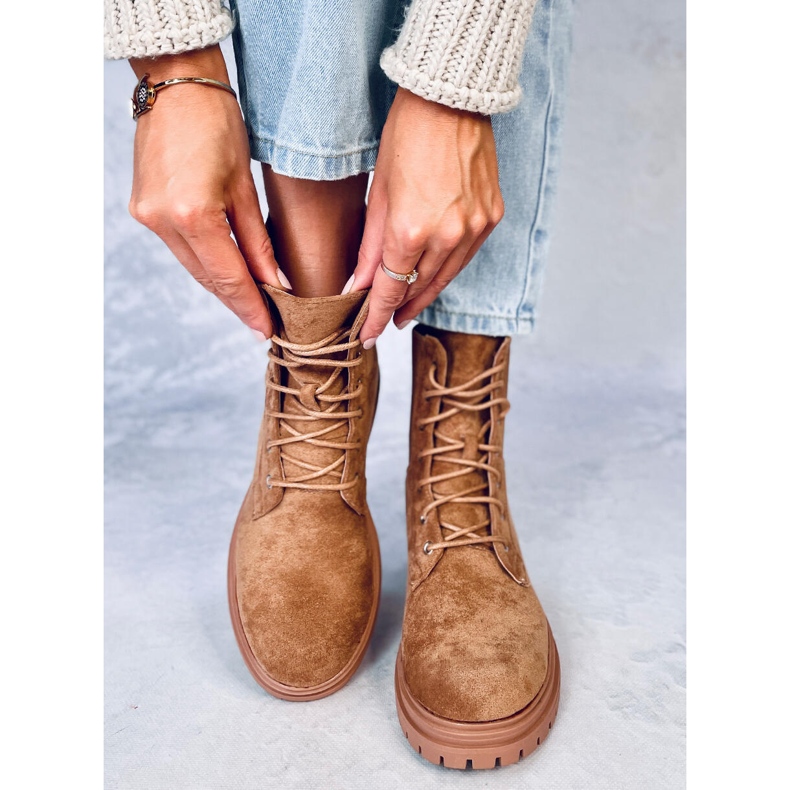 Stivali stringati Vecna ​​Khaki marrone 1