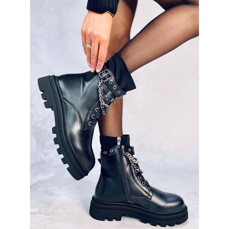 Stivali militari Steve Black nero 2