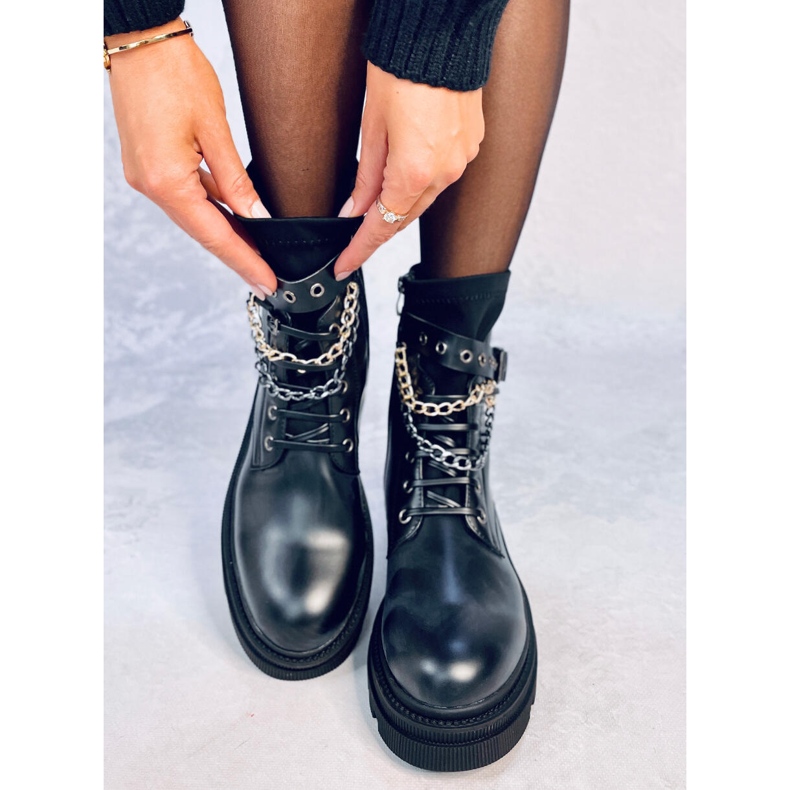 Stivali militari Steve Black nero 1