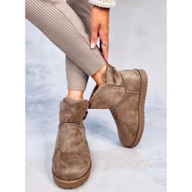 Stivali da neve da donna Arnette Khaki beige 2