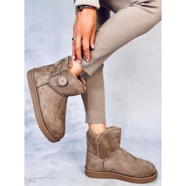 Stivali da neve da donna Arnette Khaki beige 1