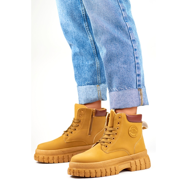 Classici stivali cammello da donna marrone 1