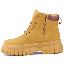 Classici stivali cammello da donna marrone 2