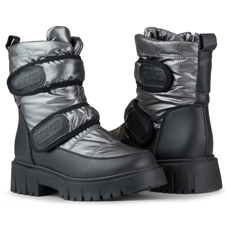Caldi doposci da donna Laila con velcro nero 2
