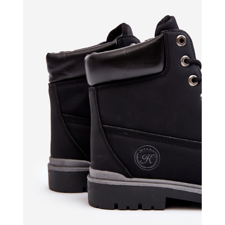 Stivaletti Stringati da Uomo Neri Memeni nero 2