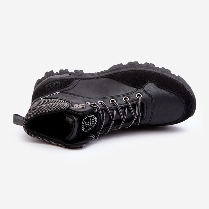 Scarpe da trekking stringate Trapper da uomo nere Salomene nero 2