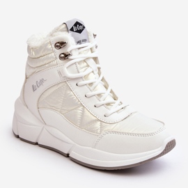 Stivali da donna isolati sulla piattaforma Lee Cooper LCJ-23-44-1983L Bianco 2