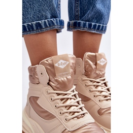 Stivaletti da donna con suola spessa Lee Cooper LCJ-23-44-1972L Beige 1