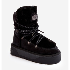 Doposci Vegan Platform Impermeabili D.Franklin DFSH371008 Nero 2
