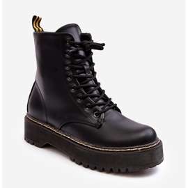 Stivaletti Stringati da Donna Neri Maddis nero 2