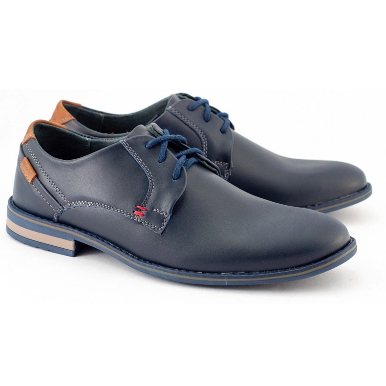 KOMODO Scarpe eleganti da uomo 859 blu navy 3