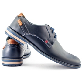KOMODO Scarpe eleganti da uomo 859 blu navy 4