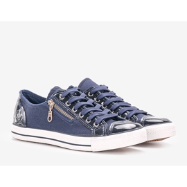 Sneaker da uomo blu navy Pirkko 1